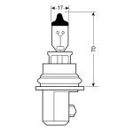 Lampa HB1-9004 Blu-Xe 2τμχ