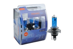 H4 12V 60/55W P43t 5.000K Powertec Xenon Blue M-TECH -2ΤΕΜ.