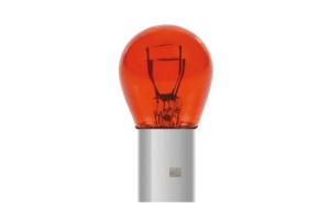 Lampa P21/5W Red Dyed Glass 12V 2τμχ