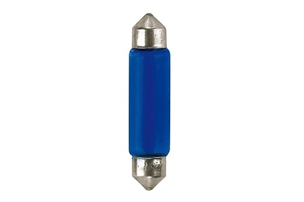 Lampa SV8.5-8 Blue Dyed Glass 12V 2τμχ