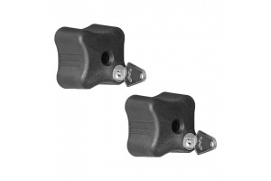 Menabo Εργονομικό Αντικλεπτικό Πόμολο/Ροδέλα με Κλειδί για Βάσεις Ποδηλάτου 2τμχ