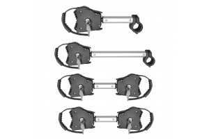 Menabo Kit Αντικλεπτικών Μπράτσων Συγκράτησης Ποδηλάτου 1 Κοντό/1 Μακρύ/2 Διπλά S/L/2xD