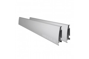 Τραβερσες Αλουμινιου Πλαινες Μηκος 210CM Υψος 12CM Για Συστημα Kargo Rack Σετ 2 ΤΕΜ.