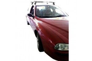 Menabo Μπάρες Οροφής Μεταλλικές 112εκ. για Alfa Romeo Alfa 156 4D 1997-2003 (Σετ με πόδια)