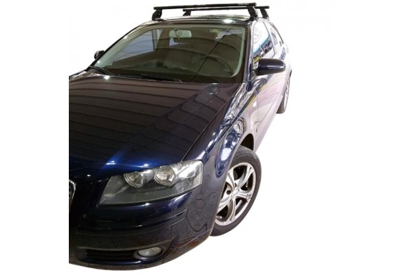 Menabo Μπάρες Οροφής Μεταλλικές 130εκ. για Audi A3 3D 2004-2007 (Σετ με πόδια)