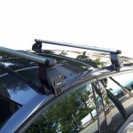 Menabo Μπάρες Οροφής Αλουμινίου 130εκ. για Audi A4 4D 2007-2012 (Σετ με πόδια)
