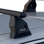 Menabo Μπάρες Οροφής Μεταλλικές 112εκ. για BMW Σειρά 1 E81 3D 2007-2012 (Σετ με πόδια)