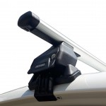 Menabo Μπάρες Οροφής Αλουμινίου 130εκ. για BMW X1 E84 5D 2009-2012 (Σετ με πόδια)