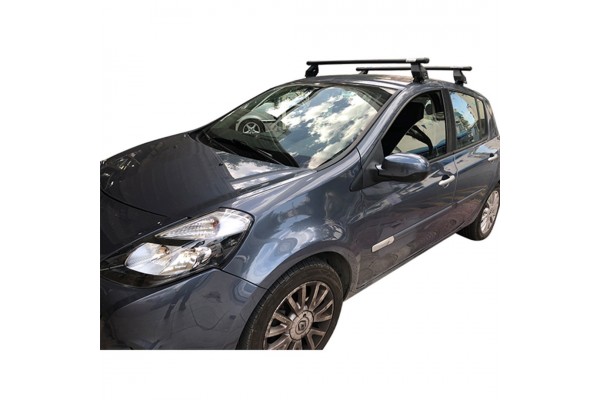 Menabo Μπάρες Οροφής Μεταλλικές 130εκ. για Renault Clio 5D 2005-2012 (Σετ με πόδια)