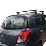 Menabo Μπάρες Οροφής Μεταλλικές 130εκ. για Renault Clio 5D 2005-2012 (Σετ με πόδια)