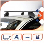 K39 Μπάρες Οροφής Σιδερένιες BSM130-K18 130εκ. για Seat Ibiza Sportcoupe 3D 2008-2016 (Σετ με πόδια)