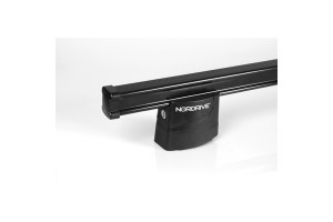 Nordrive Μπάρες Οροφής Kargo 150εκ. Μαύρη (Σετ χωρίς πόδια)