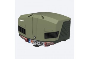 Μπαγκαζιερα Κοτσαδορου 400 LT Towbox V3 Camper Green (ΠΡΑΣΙΝΟ) Με Led Φαναρια