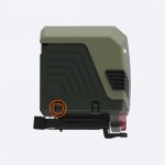 Μπαγκαζιερα Κοτσαδορου 400 LT Towbox V3 Camper Green (ΠΡΑΣΙΝΟ) Με Led Φαναρια