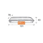 Cam Μπαγκαζιέρα οροφής CAM1644 (BOX Dynamic 370) CAM.1644