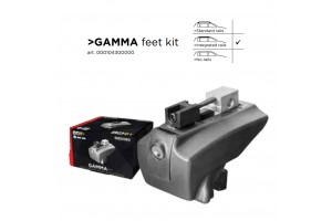 Menabo Kit Άκρα-Πόδια Gamma για Μπάρες Οροφής Blade/Profile (Flush Railing) 2τμχ