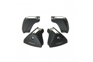 Nordrive Στάνταρ Άκρα-Πόδια με Καπάκια Και Κλειδαριά Evos 111x70mm 4τμχ