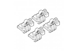 Nordrive Kit Άκρα-Πόδια για Μπάρες Toyota Corolla 5D 2002-2007 4τμχ