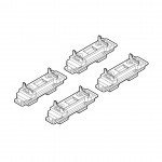 Nordrive Kit Άκρα-Πόδια για Μπάρες Citroen C8 2002 4τμχ