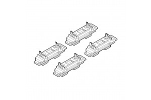 Nordrive Kit Άκρα-Πόδια για Μπάρες Citroen C8 2002 4τμχ
