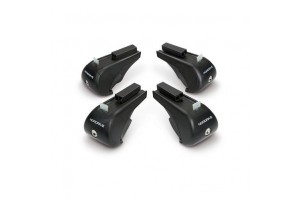 Nordrive Kit Άκρα-Πόδια για Σιδερένιες Μπάρες με Κλειδί 4τμχ