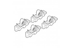 Nordrive Kit Άκρα-Πόδια για Μπάρες Honda Cr V 2002-2006