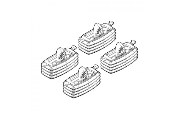 Fiat Idea 01/04>11/12 Kit Ακρα (ΠΟΔΙΑ) Για Μπαρες Nordrive