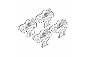 Nordrive Kit Άκρα-Πόδια για Μπάρες Bmw Σειρα 5 2003-2009