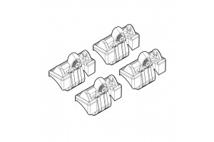 Nordrive Kit Άκρα-Πόδια για Μπάρες Opel Meriva 2003-2010