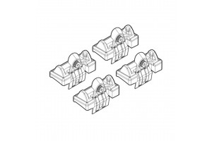 Nordrive Kit Άκρα-Πόδια για Μπάρες Bmw X5 2000-2007