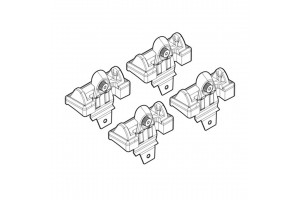 Nordrive Kit Άκρα-Πόδια για Μπάρες Chevrolet Niva 2003