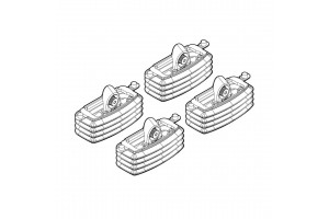 Fiat Croma 05/05>04/11 Kit Ακρα (ΠΟΔΙΑ) Για Μπαρες Nordrive