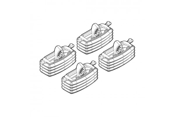 Fiat Croma 05/05>04/11 Kit Ακρα (ΠΟΔΙΑ) Για Μπαρες Nordrive