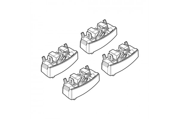 Nordrive Kit Άκρα-Πόδια για Μπάρες Peugeot 207 3D/5D 4τμχ