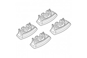 Kia Ceed 05/12> Kit Ακρα (ΠΟΔΙΑ) Για Μπαρες Nordrive