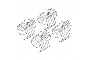 Kia Venga 2/10> Kit Ακρα (ΠΟΔΙΑ) Για Μπαρες Nordrive