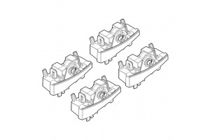 Nordrive Kit Άκρα-Πόδια για Μπάρες Opel Corsa E 3d/5d 2014