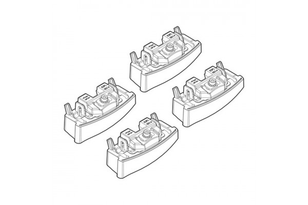 Nordrive Kit Άκρα-Πόδια για Μπάρες Bmw Σειρα 4 F32 2013