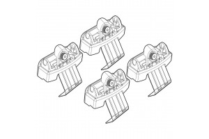 Nordrive Kit Άκρα-Πόδια για Μπάρες Renault Megane Iv 5d 2016