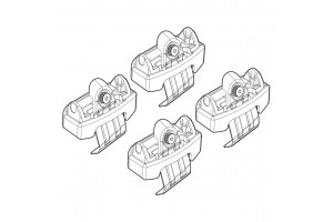 Nordrive Kit Άκρα-Πόδια για Μπάρες Mazda 6 4d 2013