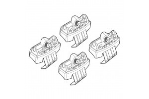 Nordrive Kit Άκρα-Πόδια για Μπάρες Renault Scenic 2016