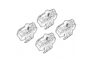 Toyota Verso 2009> Kit Ακρα (ΠΟΔΙΑ) Για Μπαρες Nordrive