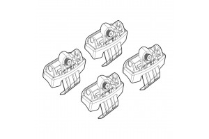 Nordrive Kit Άκρα-Πόδια για Μπάρες Mazda Cx 5 2017