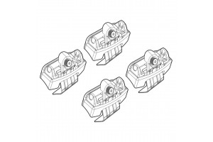 Seat Ibiza 2017> Kit Ακρα (ΠΟΔΙΑ) Για Μπαρες Nordrive