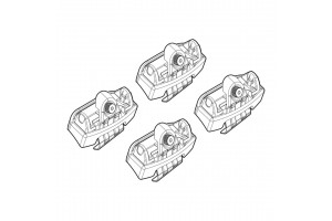 Nordrive Kit Άκρα-Πόδια για Μπάρες Kia Rio 2017