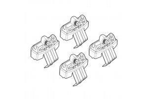 Ford Mondeo 4D 11/14> Kit Ακρα (ΠΟΔΙΑ) Για Μπαρες Nordrive