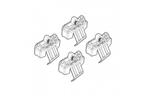 Peugeot 508 4D 06/18> Kit Ακρα (ΠΟΔΙΑ) Για Μπαρες Nordrive