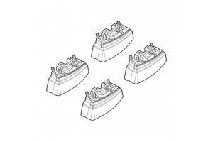 Nordrive Kit Άκρα-Πόδια για Μπάρες Mercedes B-Class W247 2019 4τμχ