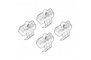 Scoda Scala 5D 06/19> Kit Ακρα (ΠΟΔΙΑ) Για Μπαρες Nordrive