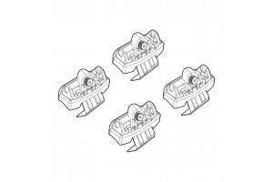 Nordrive Kit Άκρα-Πόδια για Μπάρες Opel Corsa F 5D/Peugeot 208 5D 2019 4τμχ